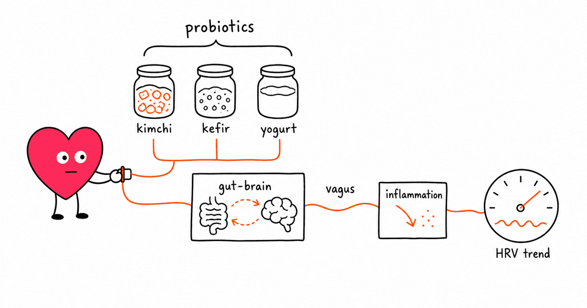Fermented Foods and HRV: How Kimchi, Kefir, and Probiotics Support Heart Rate Variability