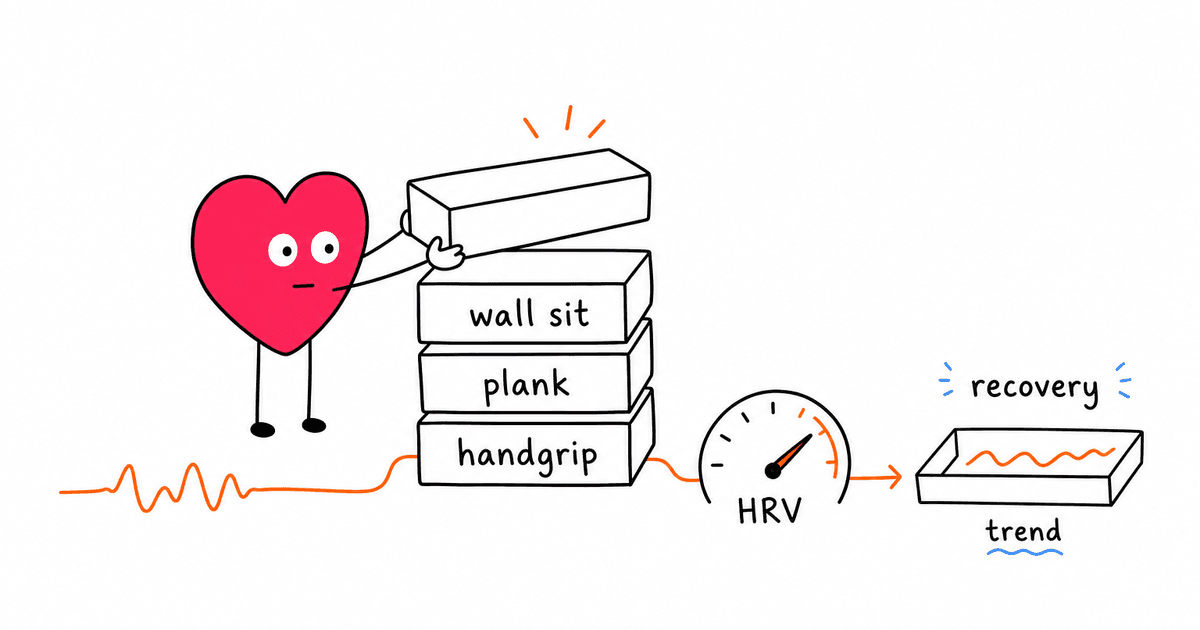 Isometric Exercise and HRV: How Wall Sits, Planks, and Handgrip Training Improve Autonomic Health