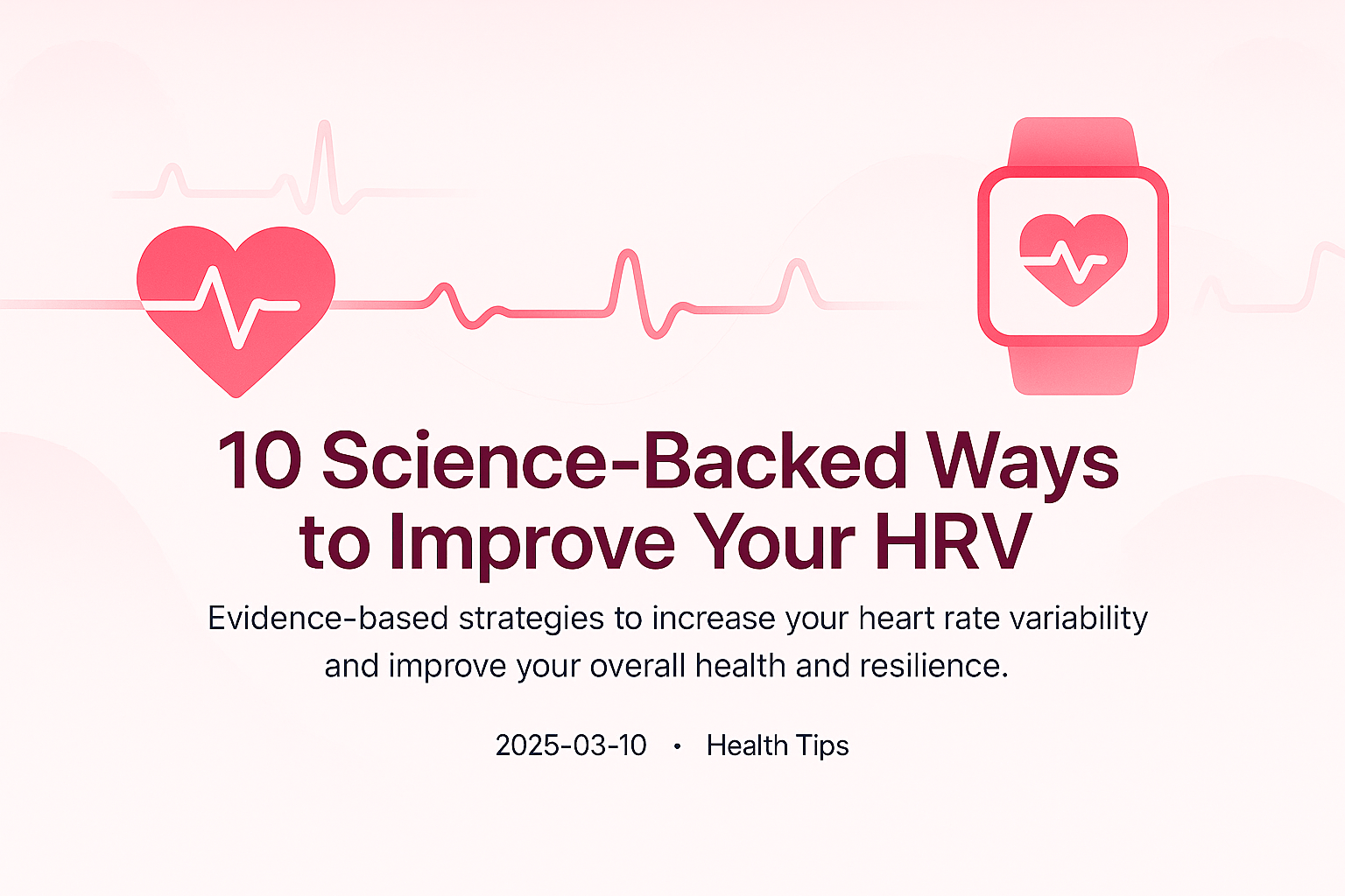 10 Science-Backed Ways to Improve Your HRV