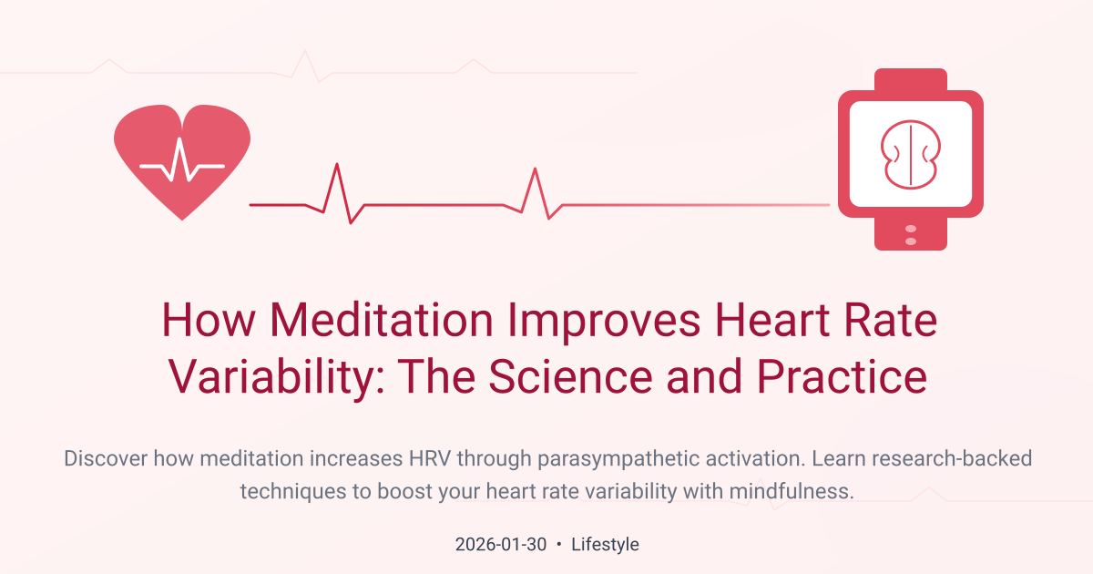 How Meditation Improves Heart Rate Variability: The Science and Practice